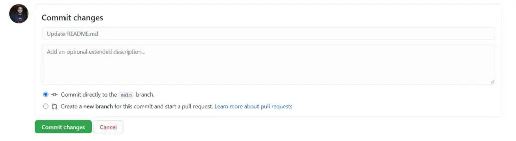 github commit