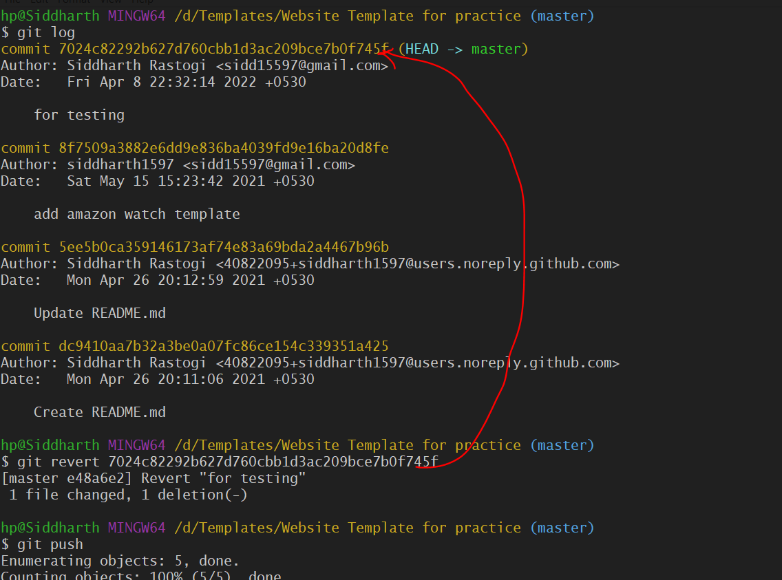 How To Revert Or Undo Last Commit In Git SidTechTalks