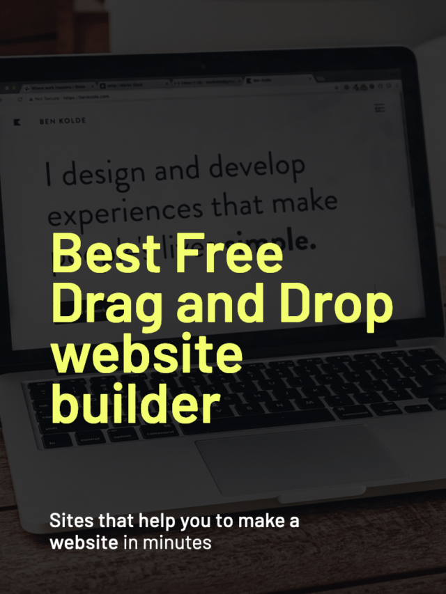 8 Best Free Drag and Drop Website Builder in 2022 - SidTechTalks