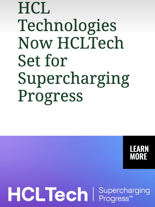 HCL Technologies New Logo: HCLTech Set for Supercharging Progress