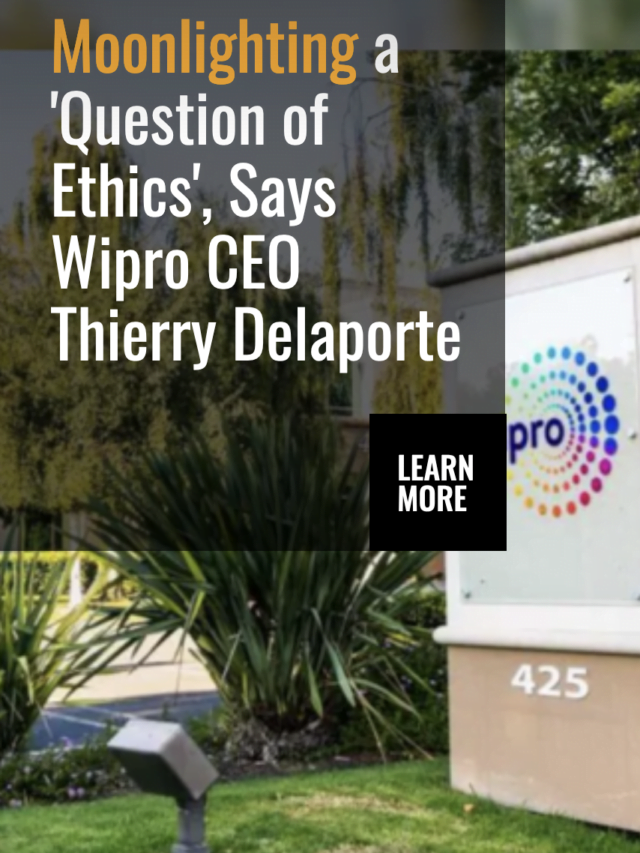 Moonlighting a ‘Question of Ethics’, Says Wipro CEO Thierry Delaporte