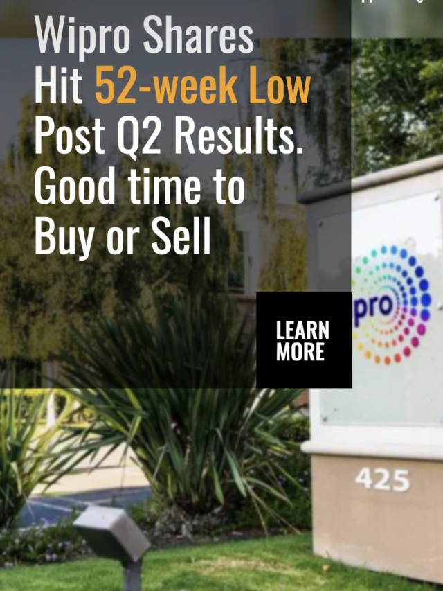 Wipro Shares Hit 52-week Low Post Q2 Results. Good time to Buy or Sell