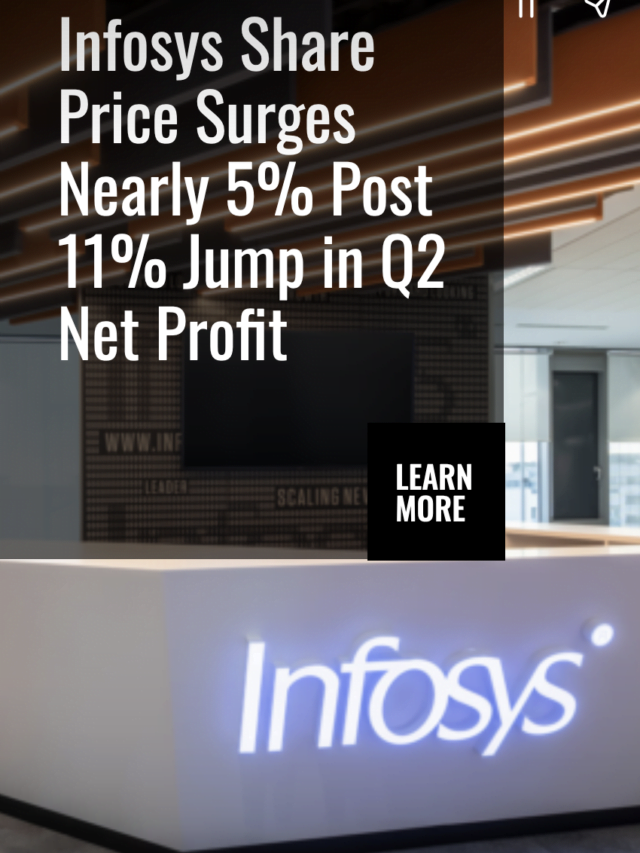 Infosys Share Price Surges Nearly 5% Post 11% Jump in Q2 Net Profit