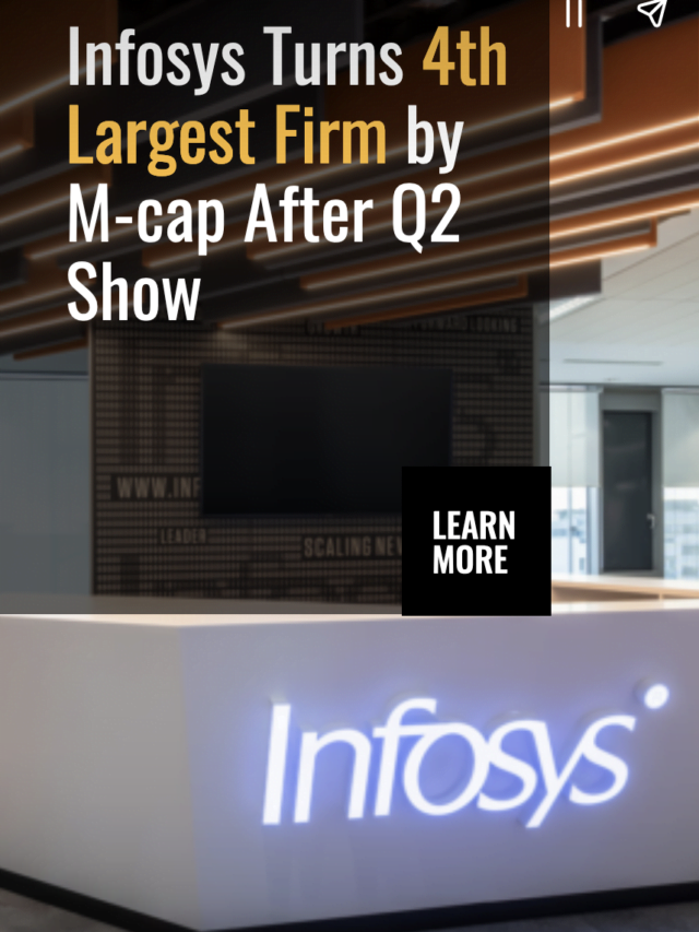 Infosys Turns 4th Largest Firm by M-cap After Q2 Show