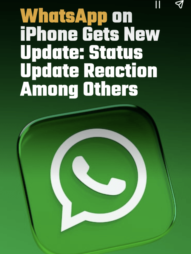 WhatsApp on iPhone Get New Update: Status Update Reaction Among Others