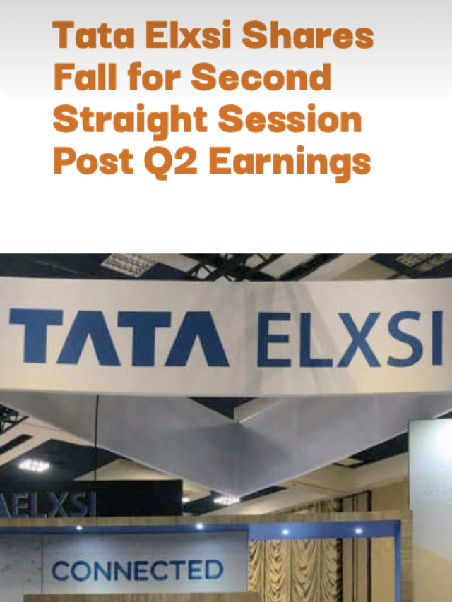Tata Elxsi Shares Fall for Second Straight Session Post Q2 Earnings