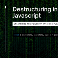Destructuring in Javascript